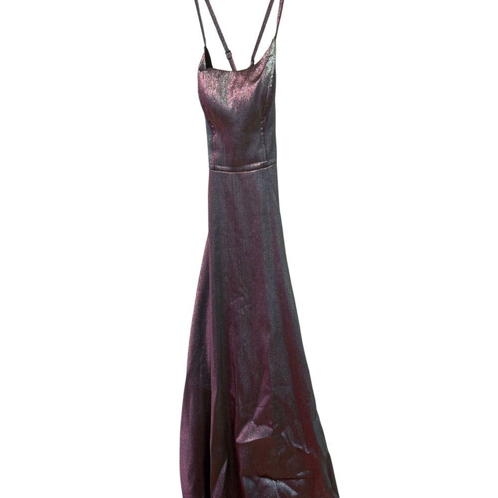 Xtraordinary Red Spaghetti Strap Sleeveless Gown
